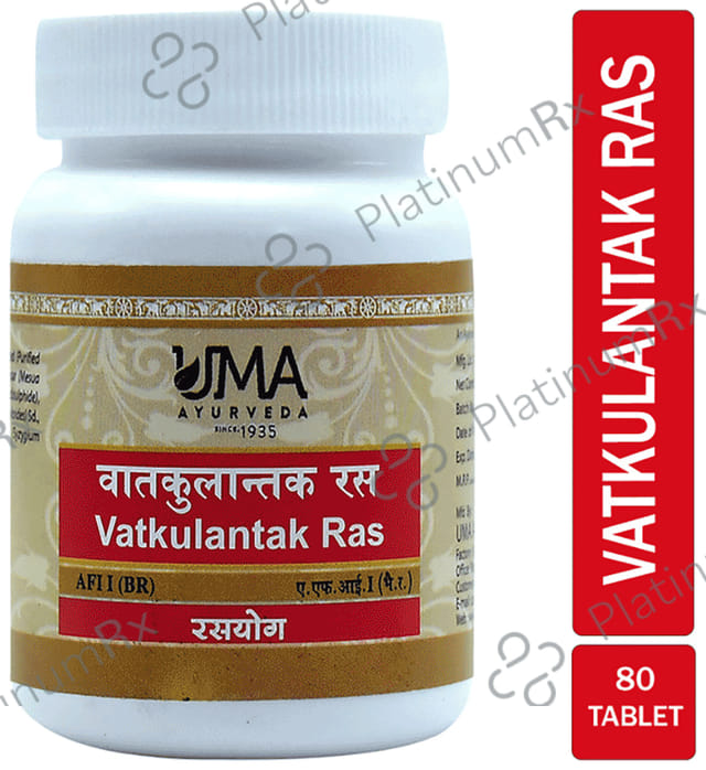 Uma Ayurveda Vatkulantak Ras Tablet 80 tablets