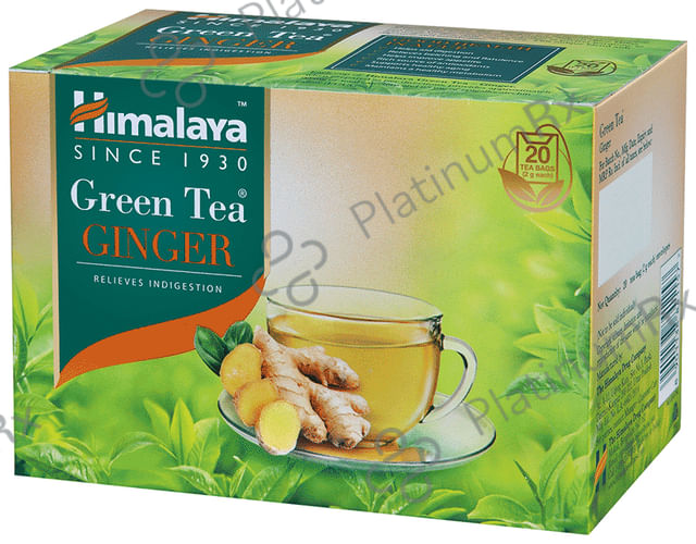 Himalaya Green Tea Sachet (2gm Each) Ginger 20 Sachets