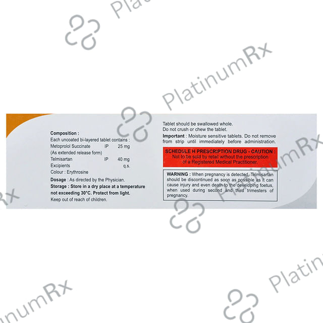 Inditel MX 40 mg/25 mg Tablet