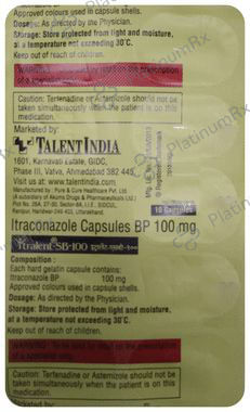 Itralent-SB 100 Capsule