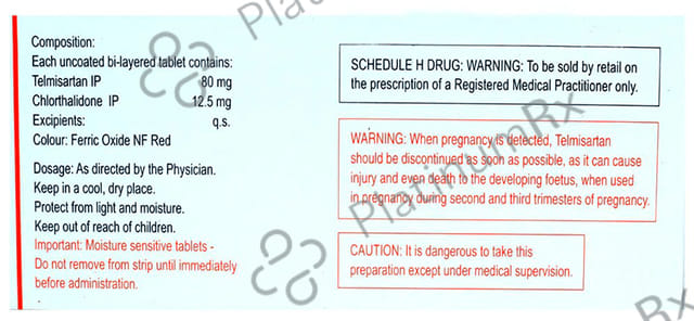 Telvas CT 12.5/80mg Tablet 10s
