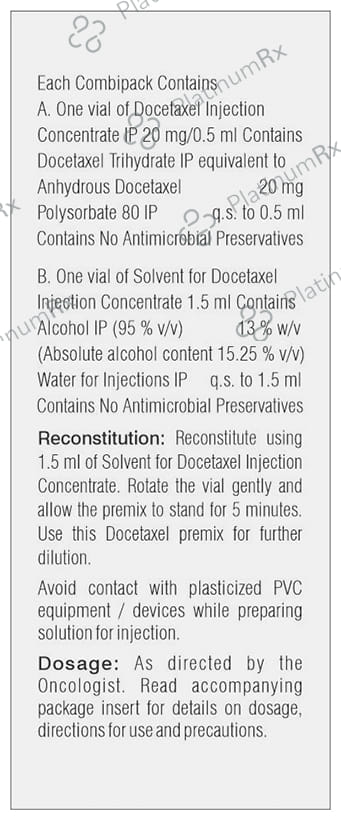 Taxewell 20mg Injection 1s