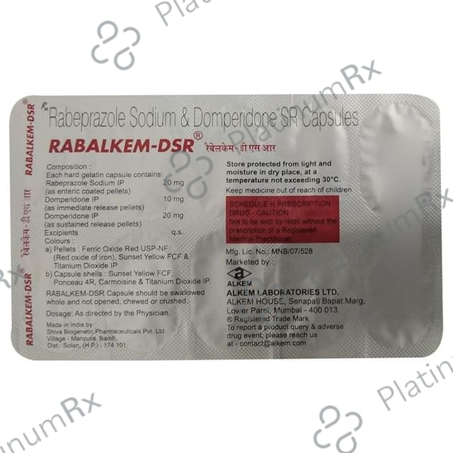 Rabalkem D 30/20mg Tablet SR 10s