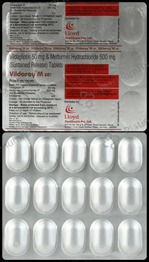 Vildaray M 500/50mg Tablet SR 15s