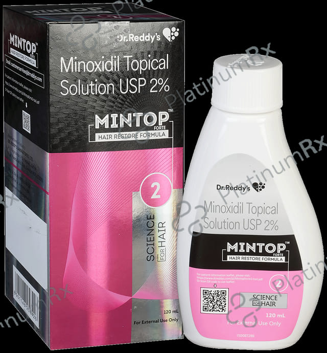 Mintop Forte 2% Hair Restore Formula Solution 120ml