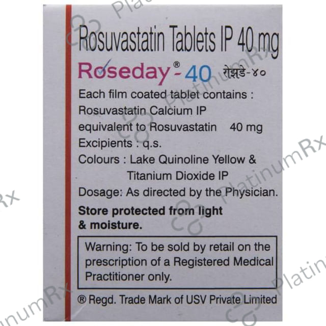 Roseday 40mg Tablet 10s