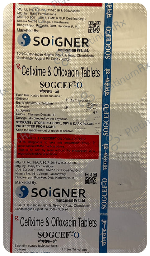 Sogcef-O Tablet