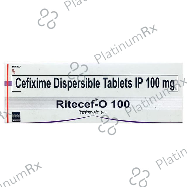 Ritecef O 100mg Tablet DT 10s