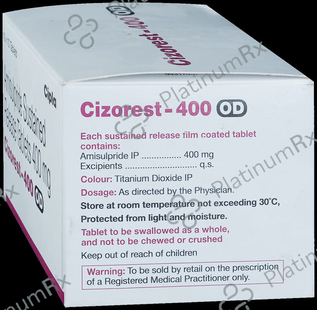Cizorest 400mg OD Tablet SR 10s