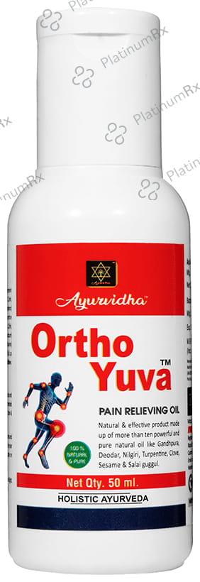 Ayurvidha Orthoyuva Pain Relieving Oil (50ml Each) 1 Bottle