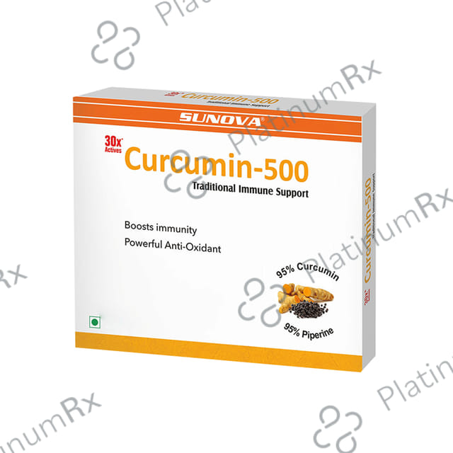 Sunova Curcumin 500 Veg Capsule 15s