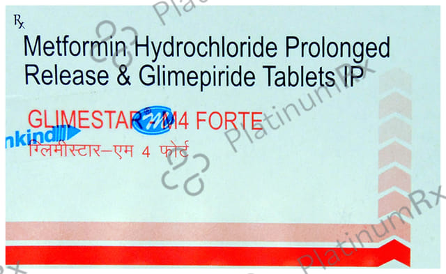 Glimestar M4 Forte 4/1000mg Tablet PR 10s