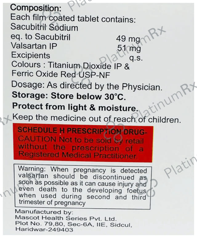 Sacuwin 100 49/51mg Tablet 14s