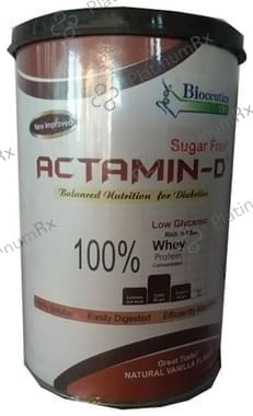 Actamin-D Sugar Free Powder Natural Vanilla