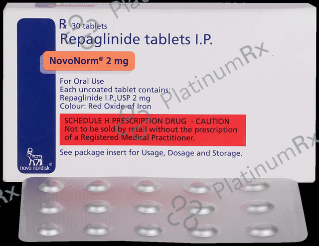 Novonorm 2mg Tablet 30s