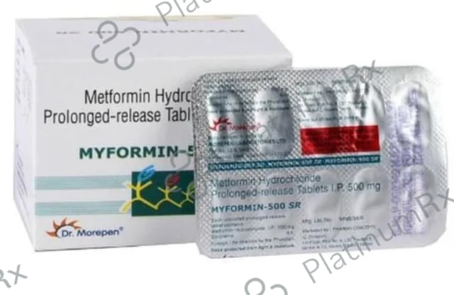 Myformin 500mg Tablet SR 10s