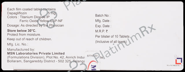 Dapaone 5mg Tablet 10s