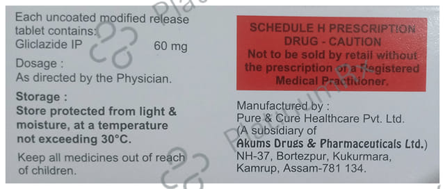 Ciazide 60mg Tablet XR 10s