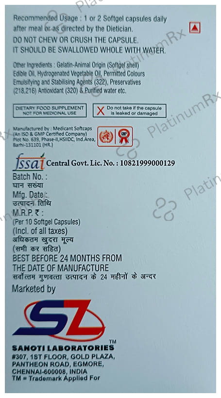 Megasan 5G Softgel Capsule 10s
