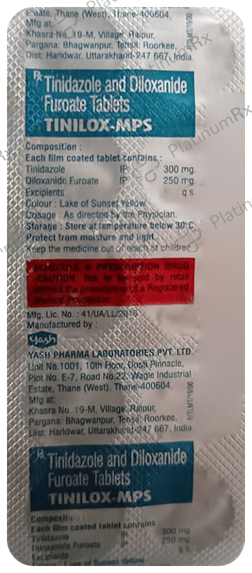 Tinilox Mps 250mg/300mg Tablet