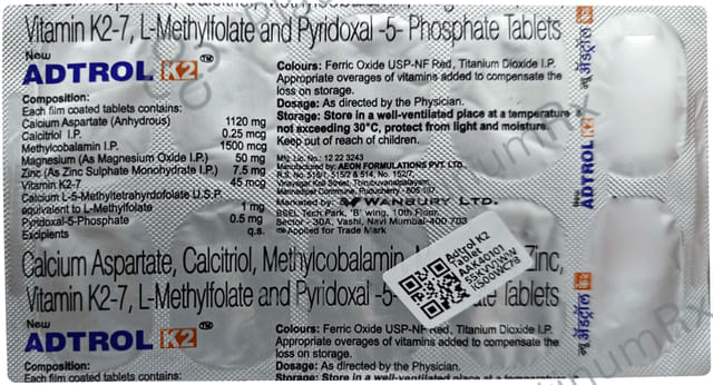 Adtrol K2 Tablet 10s