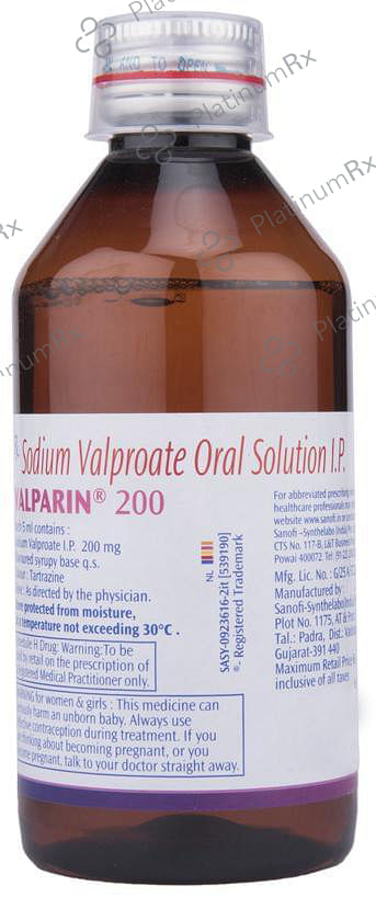 Valparin 200ml Oral Solution Pineapple