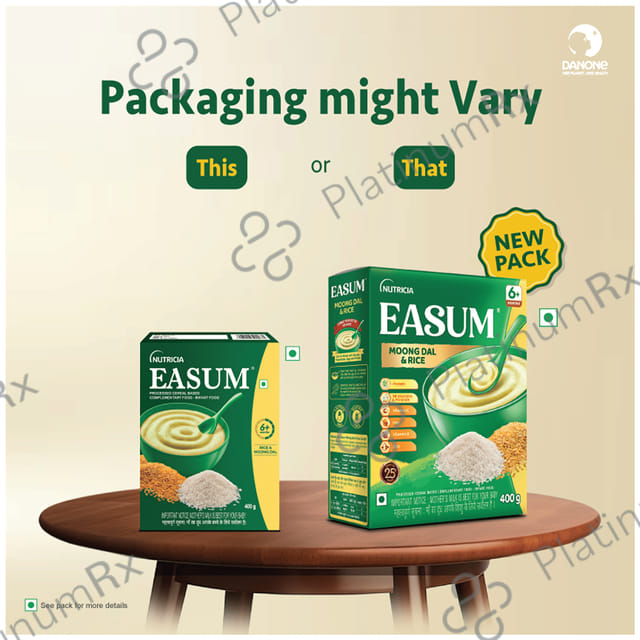 Easum Baby Cereal Rice & Moong Dal Powder 400gm