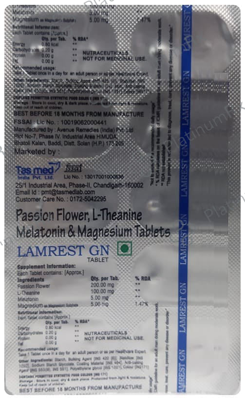 Lamrest GN Tablet 10s