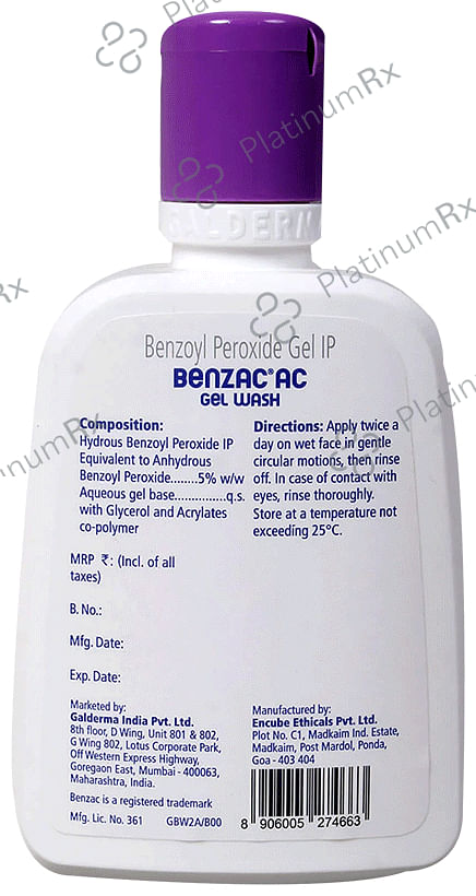 Benzac AC 2% Gel Wash 100ml