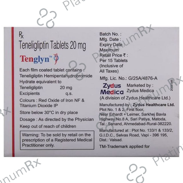Tenglyn 20mg Tablet 15s