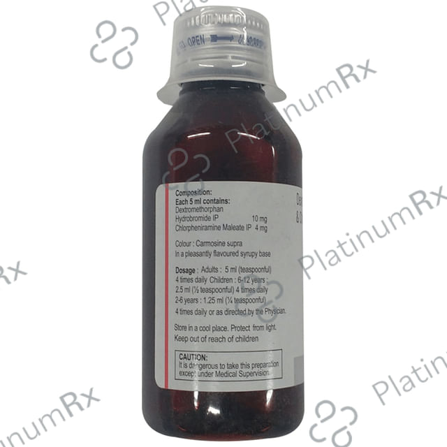 Norvent D 4/10mg Cough Syrup 100ml