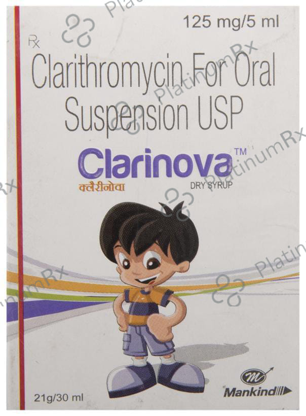 Clarinova 125mg Dry Syrup 30ml