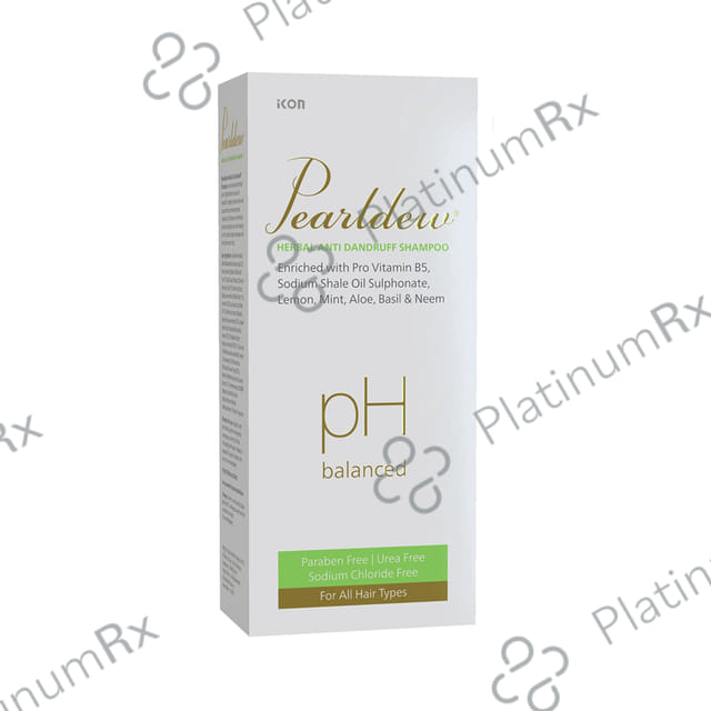 Pearldew Herbal Anti Dandruff Shampoo (100ml Each) 2 Tubes