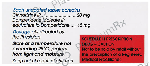 Vertigil 15mg/20mg Tablet