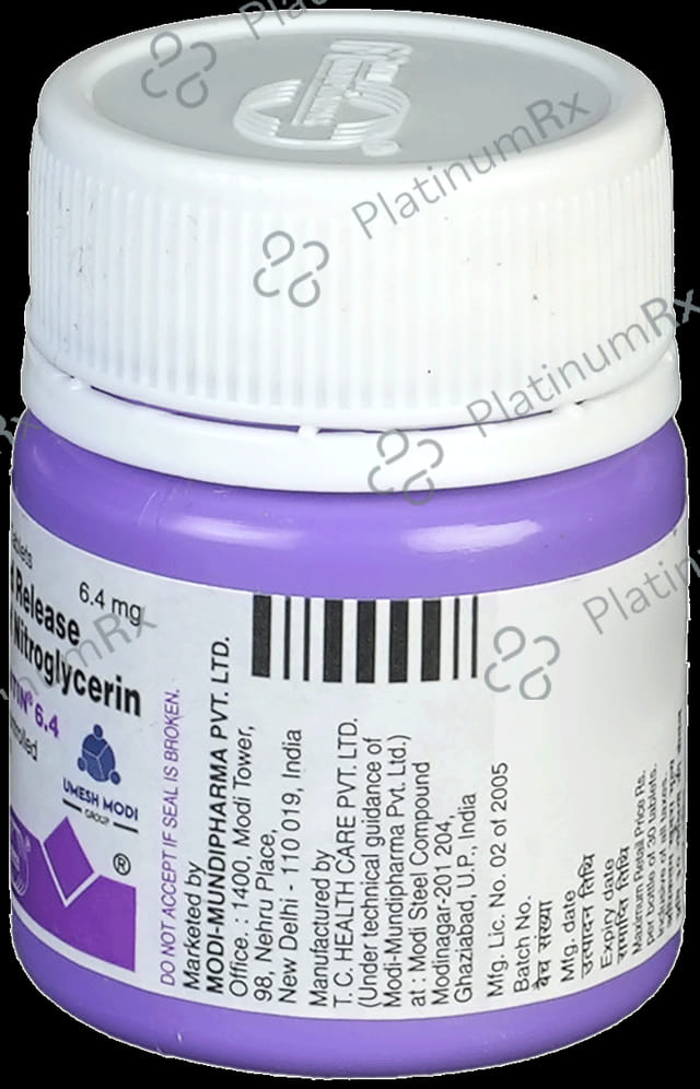 Nitrocontin 6.4mg Tablet CR 30s