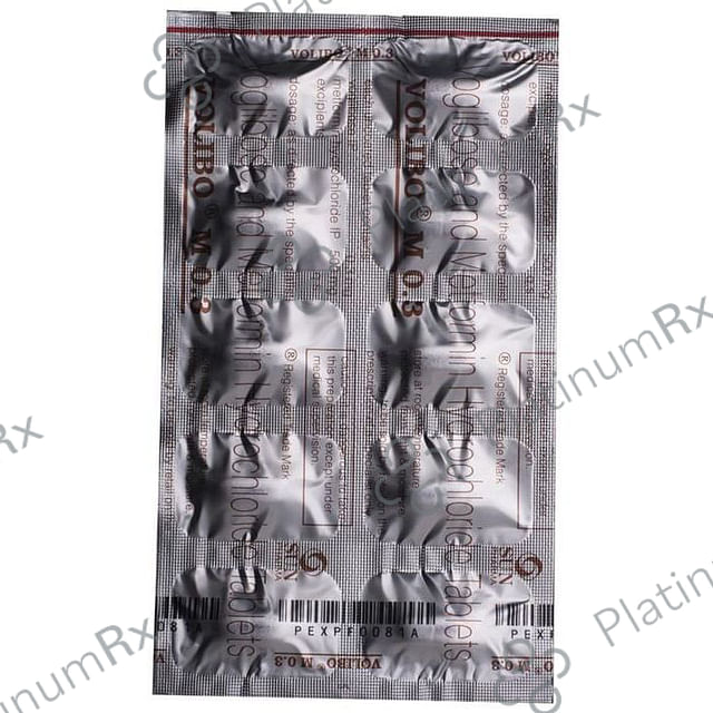 Volibo M 0.3/500mg Tablet 10s