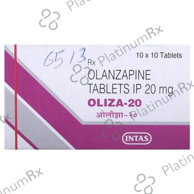 Oliza 20mg Tablet 10s