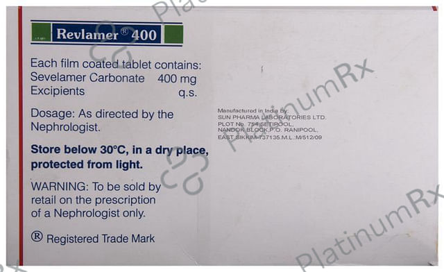 Revlamer 400mg Tablet 10s
