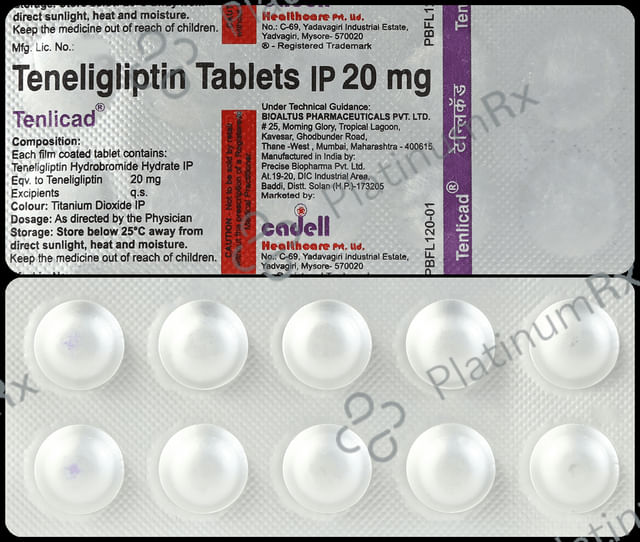 Tenlicad 20mg Tablet 10s
