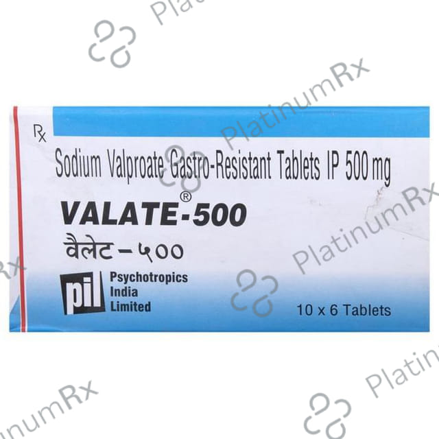 Valate 500mg Tablet 10s