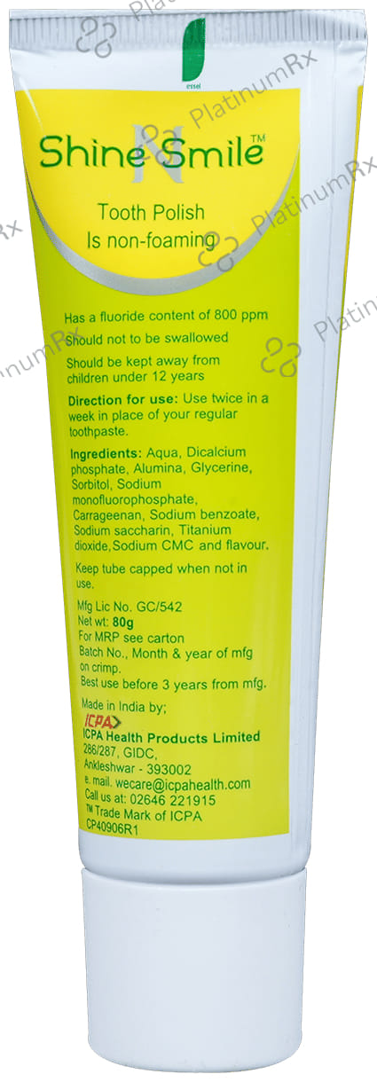 Shine N Smile Tooth Polish 80gm