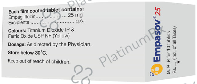Empasov 25mg Tablet 10s