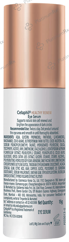 Cetaphill Healthy Renew Eye Serum 15ml