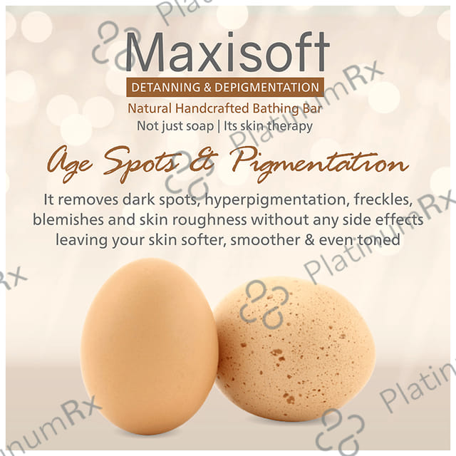Maxisoft Detanning & Depigmentation Bathing Bar (75gm Each) 3 units