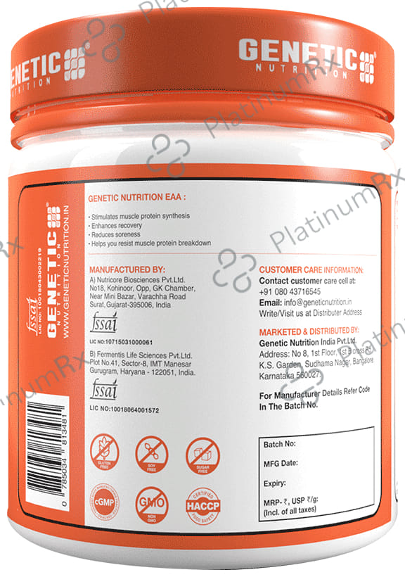 Genetic Nutrition Ultra EAA Powder Mango