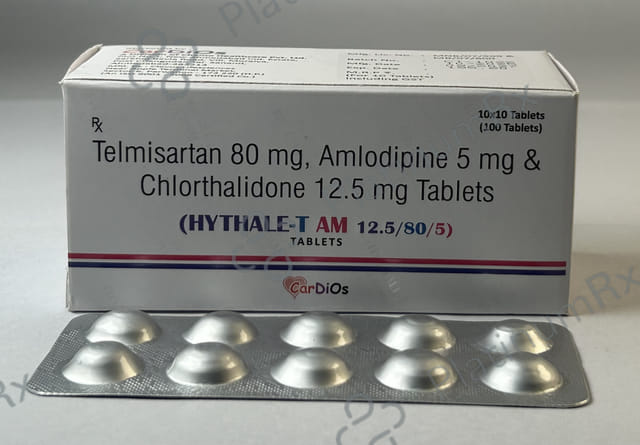 Hythale T AM 12.5/80/5mg Tablet 10s