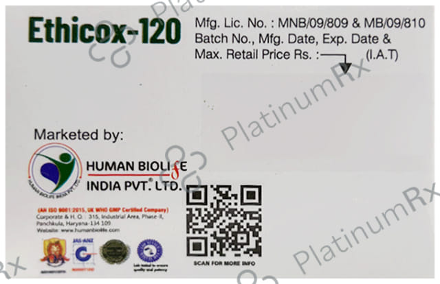 Ethicox 120mg Tablet