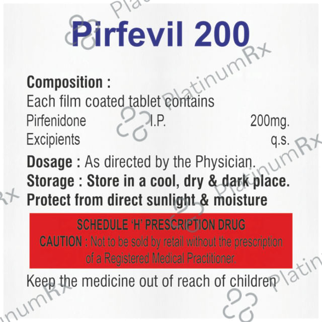 Pirfevil 200mg Tablet 10s