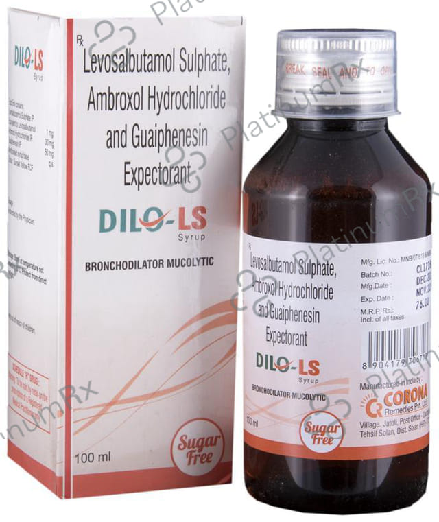 Dilo LS 15/50/1mg Syrup 100ml