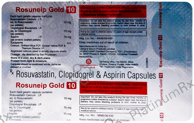 Rosuneip Gold 10 Capsule 10s